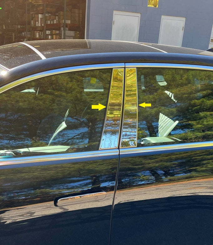 4Pc Stainless Steel Pillar Trim <br>23-25 Genesis G90