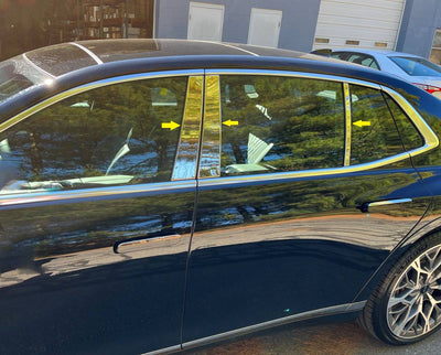 6Pc Stainless Steel Pillar Trim <br>17-22 Genesis G90