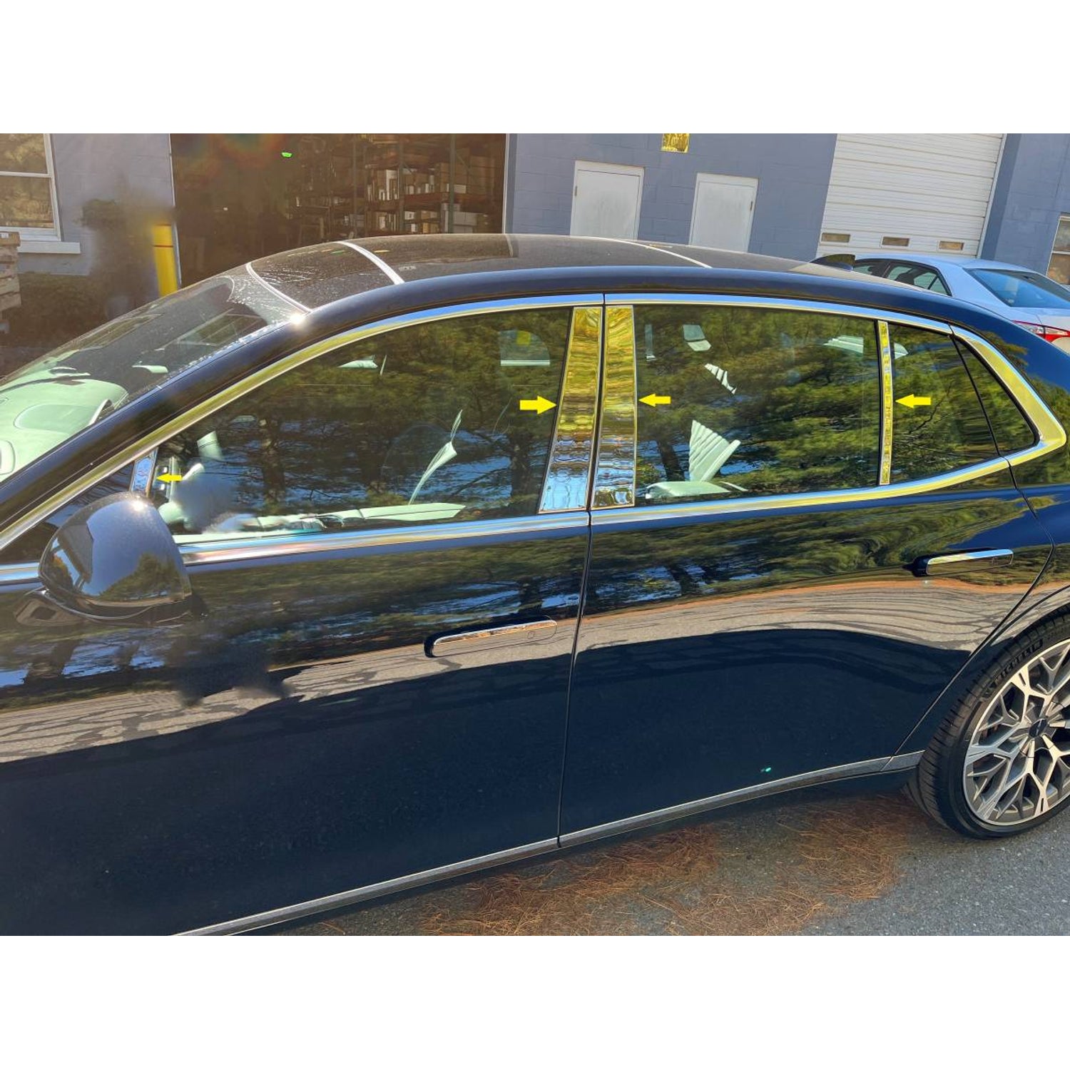 8Pc Stainless Steel Pillar Trim <br>23-25 Genesis G90