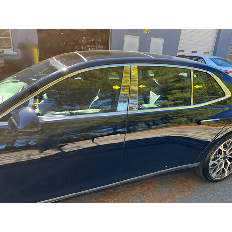 8Pc Stainless Steel Pillar Trim <br>23-25 Genesis G90