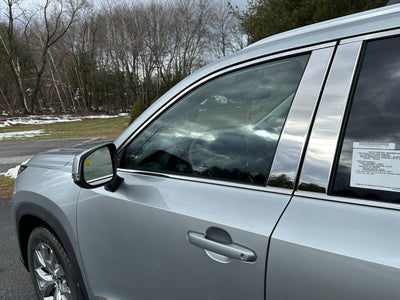 4Pc Stainless Steel Pillar Trim <br>2024 Toyota Grand Highlander