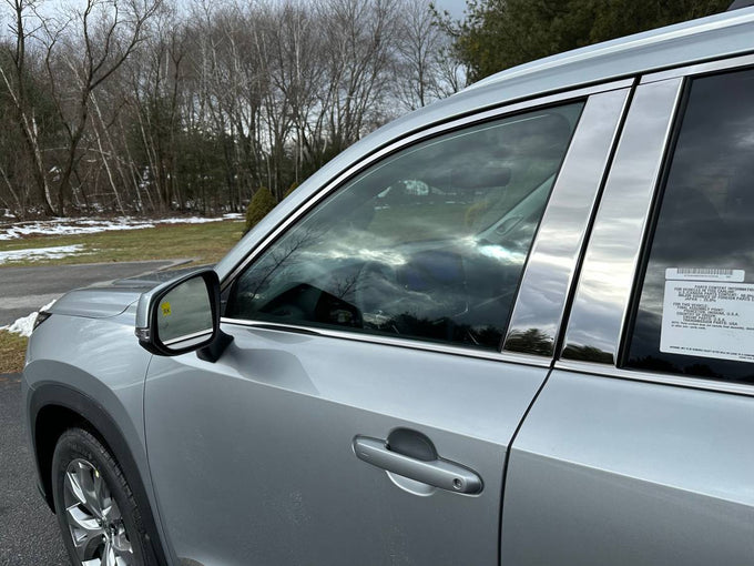 4Pc Stainless Steel Pillar Trim <br>2024 Toyota Grand Highlander