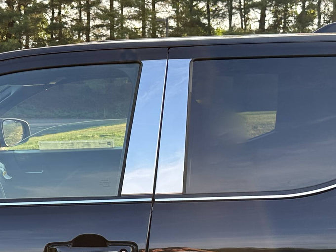 4Pc Stainless Steel Pillar Trim <br>2024 Toyota Tacoma