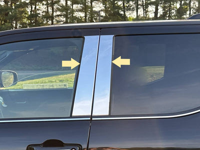 4Pc Stainless Steel Pillar Trim <br>2024 Toyota Tacoma