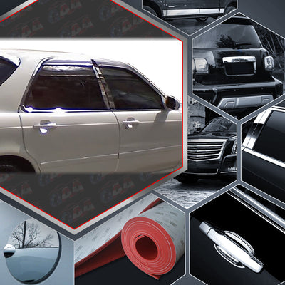 6pcs Stainless Steel Pillar Post Trim<BR>91-95 Acura Legend