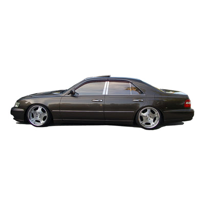 6pcs Stainless Steel Pillar Post Trim<br>97-01 Infiniti Q45