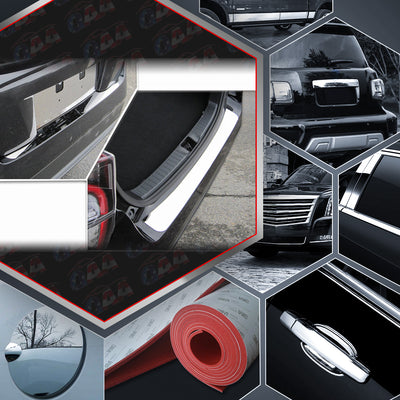 Stainless Steel Rear Bumper Trim Accent<br>16-22 Toyota Prius
