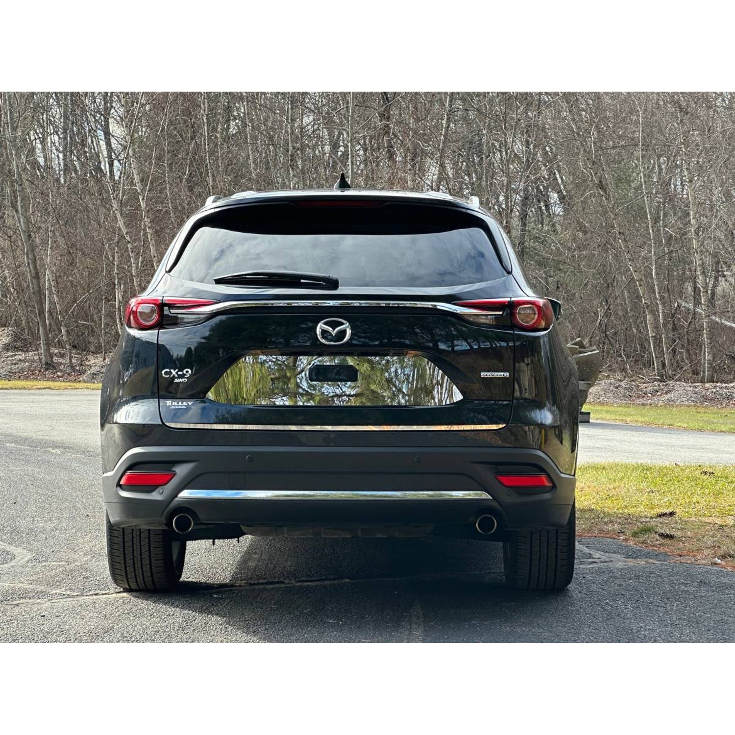 1Pc Stainless Steel Rear Deck Accent <br>16-23 Mazda CX-9