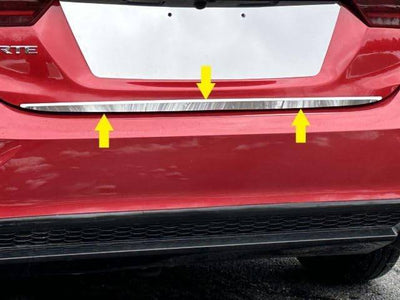 1Pc Stainless Steel Rear Deck Accent <br>19-24 Kia Forte