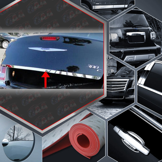 Stainless Steel Rear Deck Trim, Trunk Lid Accent<br>11-15 Chrysler 300