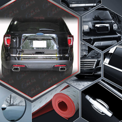 Stainless Steel Rear Deck Trim, Trunk Lid Accent<br>16-19 Ford Explorer