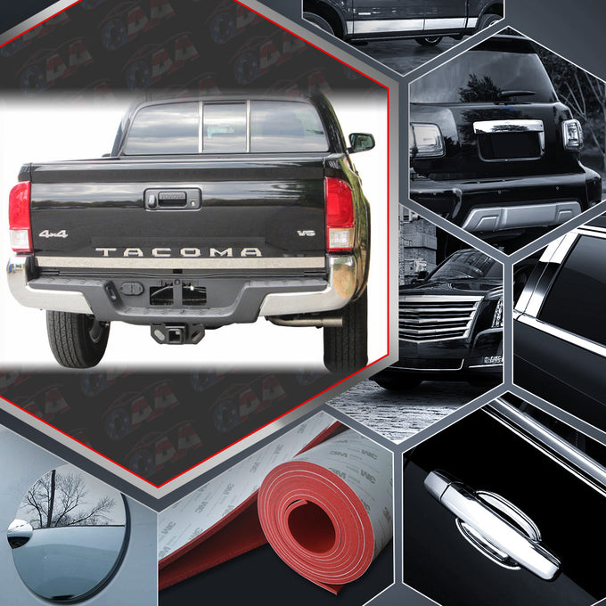 Stainless Steel Tailgate Accent Trim<br>16-23 Toyota Tacoma