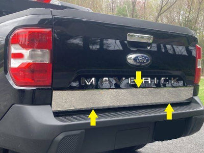 1Pc Stainless Steel Tailgate Trim <br>22-24 Ford Maverick