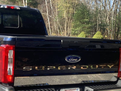 1Pc Stainless Steel Tailgate Accent <br>23-24 Ford Super Duty
