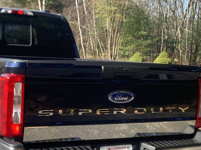 1Pc Stainless Steel Tailgate Accent <br>23-24 Ford Super Duty