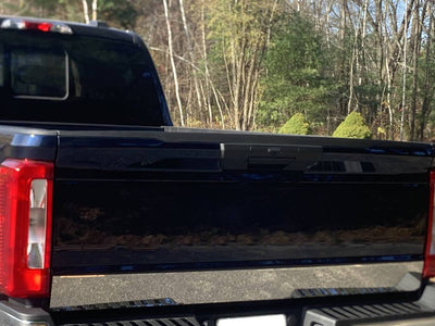 1Pc Stainless Steel Tailgate Accent <br>23-24 Ford Super Duty