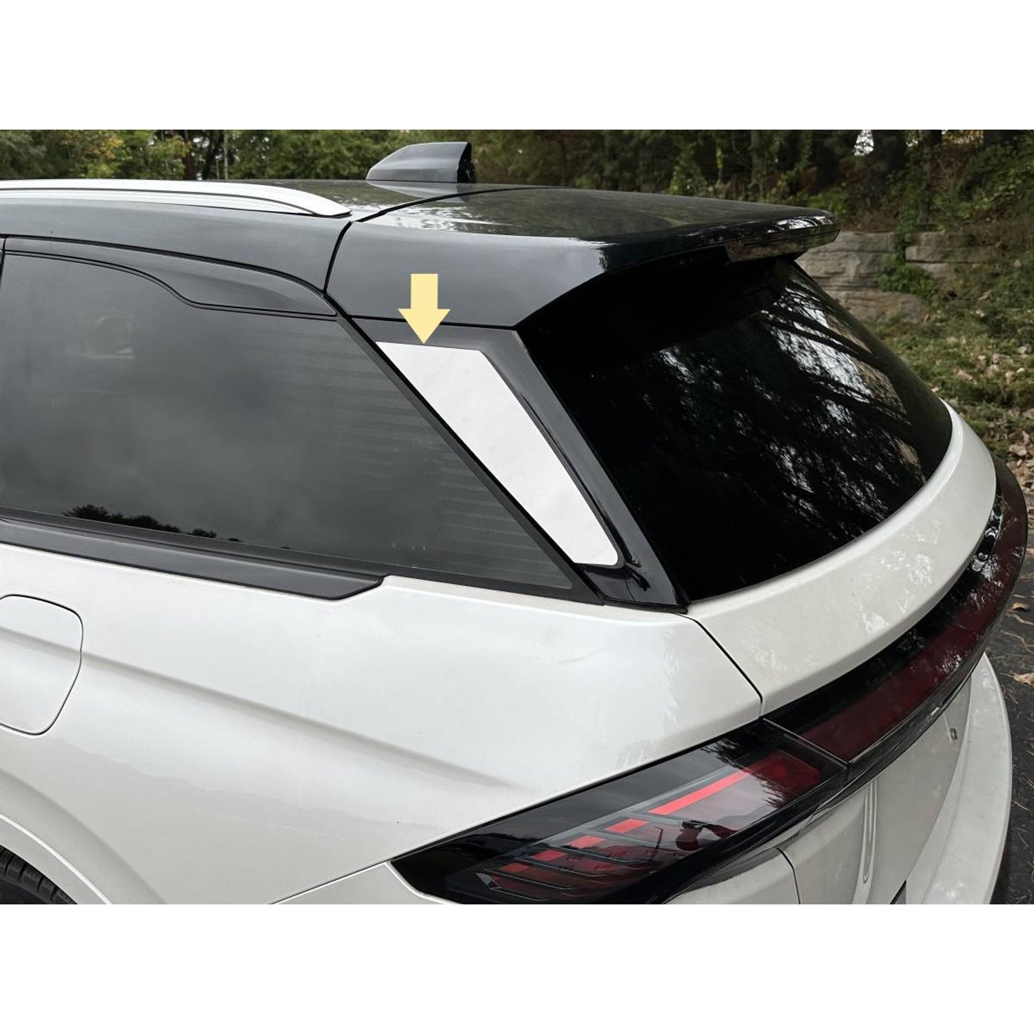 2Pc Stainless Steel Rear Window Set <br>24-25 Lincoln Nautilus