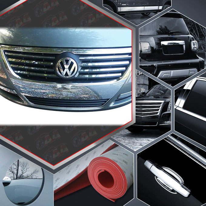 8pcs Stainless Steel Front Grille Accent Trim<br>06-10 Volkswagen Passat