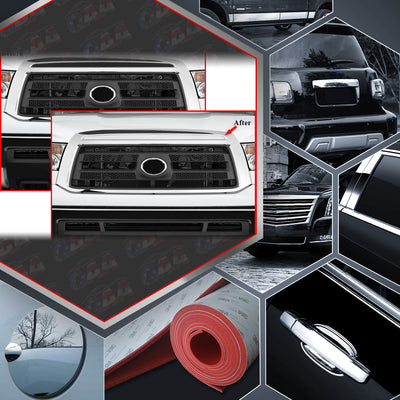 Stainless Steel Front Grille Accent Trim (Upper)<br>07-09 Toyota Tundra