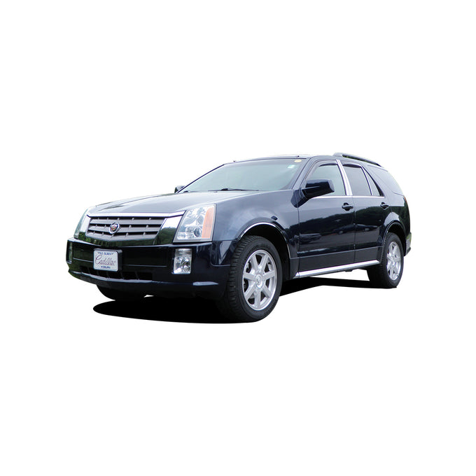4pcs Stainless Steel Front Grille Accent Trim<br>04-09 Cadillac SRX
