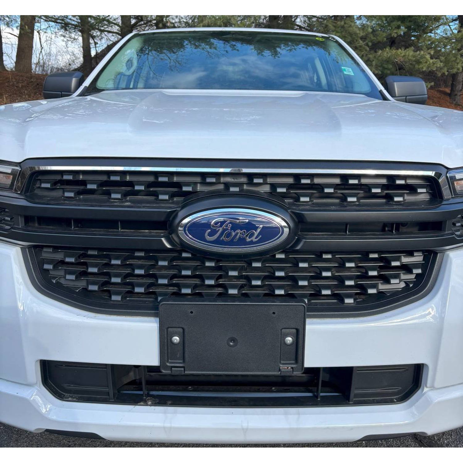 1Pc Stainless Steel Grille Accent <br>24-25 Ford Ranger