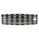 6Pc Gloss Black ABS Grille Overlay <br>19-21 Chevy Silverado SG