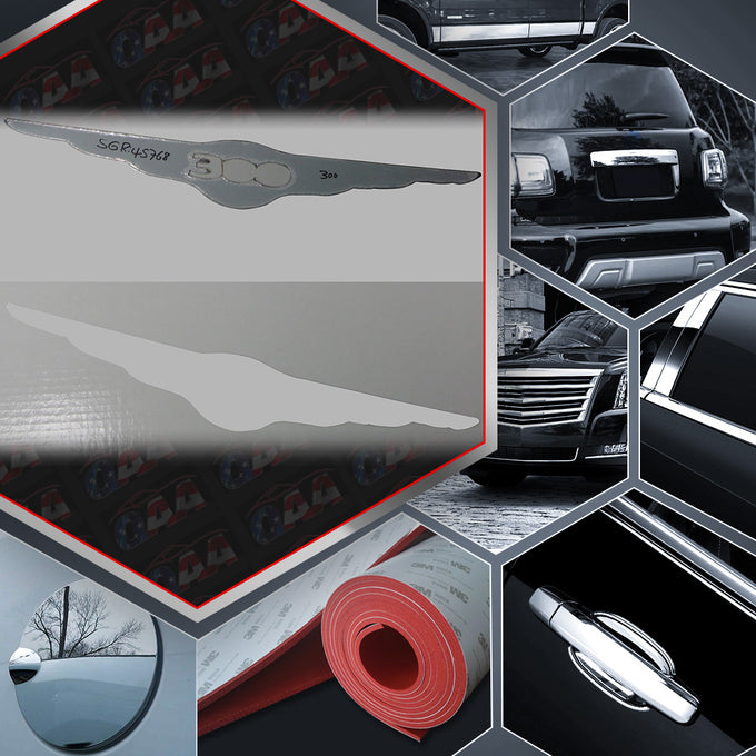 Stainless Steel Universal Chrysler Wings Emblem 05-10 (with 300 Cut Out)