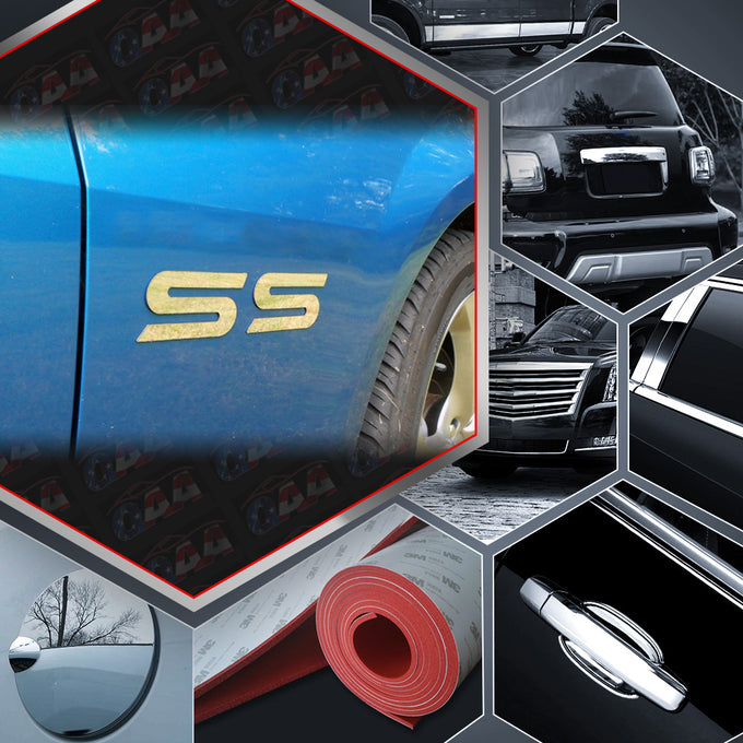 4pcs Stainless Steel Graphic Emblem<br>10-15 Chevy Camaro