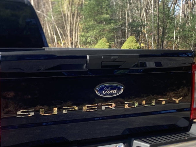 10Pc Stainless Steel Graphic Emblem <br>23-24 Ford Super Duty