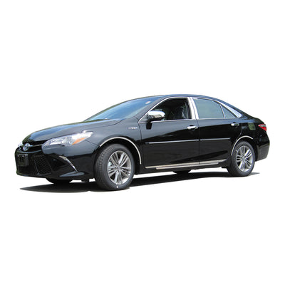 4pcs Stainless Steel Rocker Panel Trim, Lower Kit<br>15-17 Toyota Camry