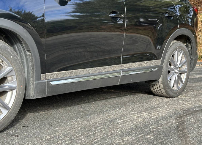 6Pc Stainless Steel Rocker Panel Trim <br>16-23 Mazda CX-9