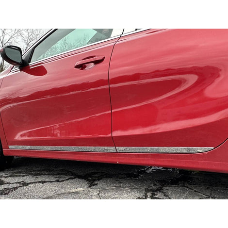 4Pc Stainless Steel Rocker Panel Trim <br>19-24 Kia Forte
