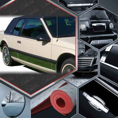 6pcs Stainless Steel Rocker Panel Trim, Lower Kit<br>89-95 Ford Thunderbird Mercury Cougar