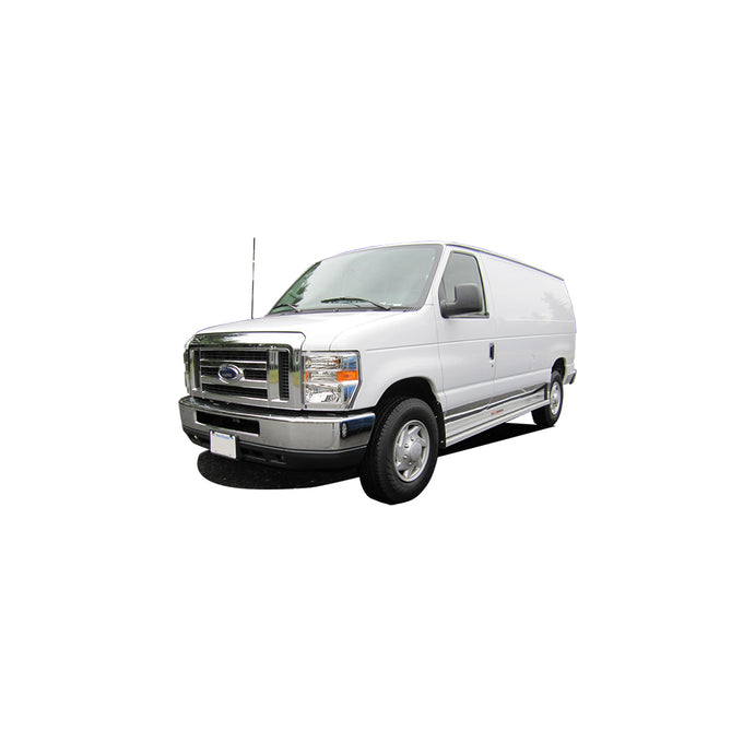 11pcs Stainless Steel Rocker Panel Trim<BR>93-02 Ford Econoline