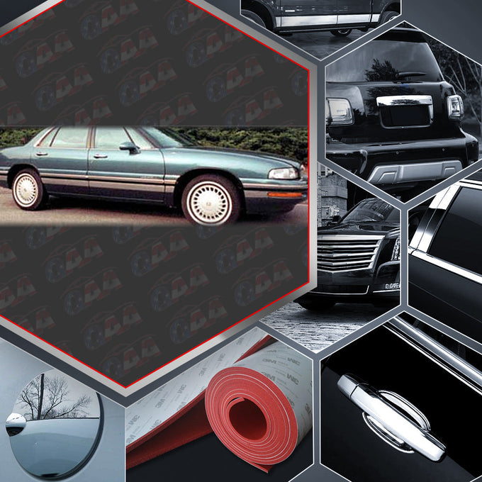 10pcs Stainless Steel Rocker Panel Trim, Upper Kit<br>97-99 Buick LeSabre