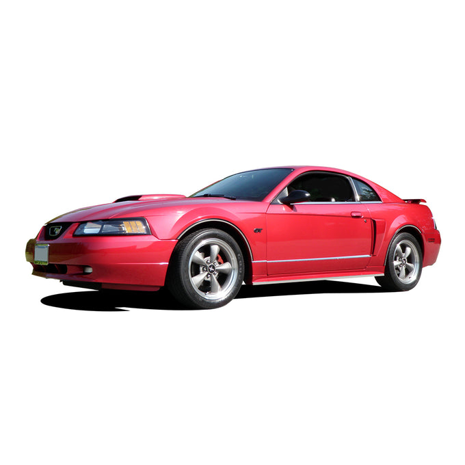2pcs Stainless Steel Rocker Panel Trim<br>99-04 Ford Mustang