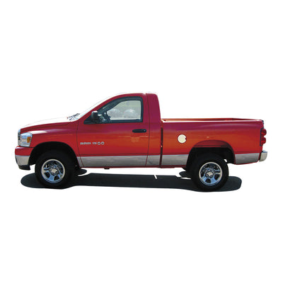 10pcs Stainless Steel Rocker Panel Trim<br>02-08 Dodge Ram