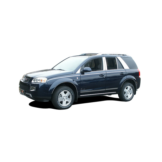 4pcs Stainless Steel Rocker Panel Trim, Insert Kit<br>03-07 Saturn Vue