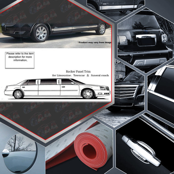 11pcs Stainless Steel Rocker Panel Trim, Upper Kit<br>10-20 Lincoln MKT