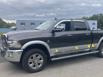 12Pc Stainless Steel Rocker Panel Trim <br>10-18 Ram 2500HD, 3500HD Trucks