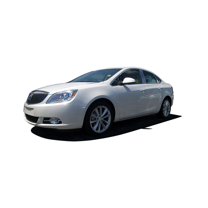 2pcs Stainless Steel Rocker Panel Trim<br>12-17 Buick Verano