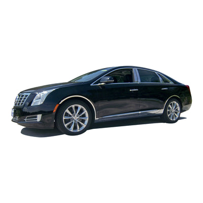 10pcs Stainless Steel Rocker Panel Trim <br>13-19 Cadillac XTS Sedan