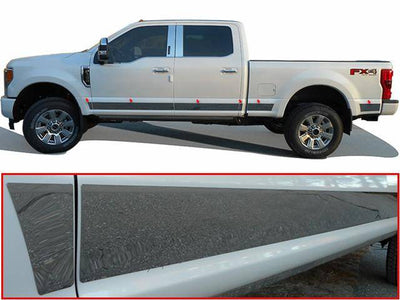 12Pc Stainless Steel Rocker Panel Trim <br>17-22 Ford F-250 F350