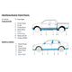 12Pc Stainless Steel Rocker Panel Trim <br>23-24 Ford F-250 F350 Crew Cab