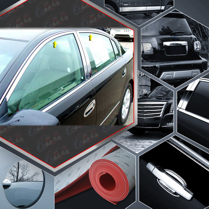 4pcs Stainless Steel Window Trim Package<br>02-06 Nissan Altima