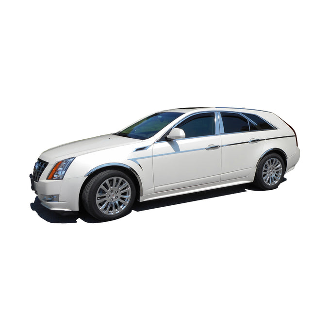 12pcs Stainless Steel Window Trim Package<br>10-14 Cadillac CTS Sport Wagon