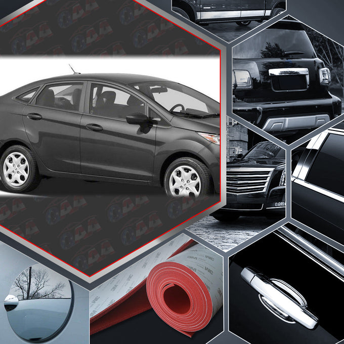 20pcs Stainless Steel Window Trim Package<br>11-21 Ford Fiesta