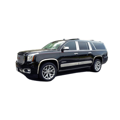 8pcs Stainless Steel Window Trim Package<br>15-20 GMC Yuko Chevy Suburban