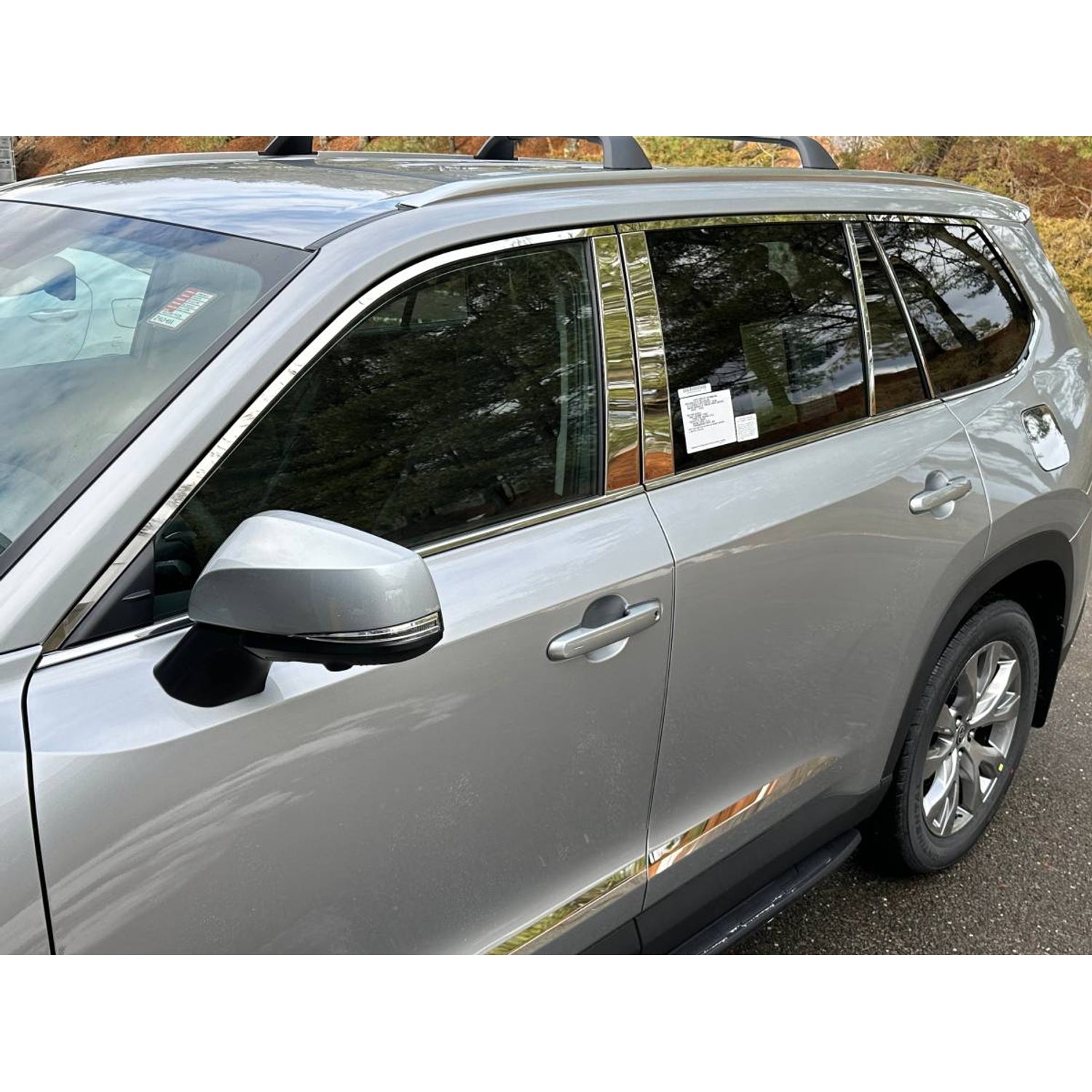 14Pc Stainless Steel Window Trim <br>2024 Toyota Grand Highlander