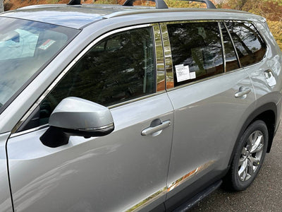 14Pc Stainless Steel Window Trim <br>2024 Toyota Grand Highlander